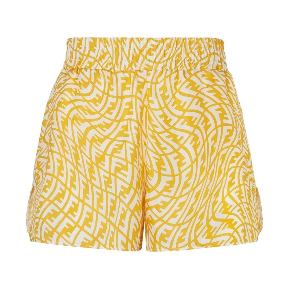 SALE!!! FINAL DEOP!  Fendi FF Zucca vertigo silk monogram Bermuda shorts NWT
